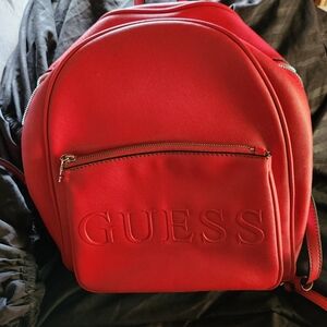Guess Red Backpack